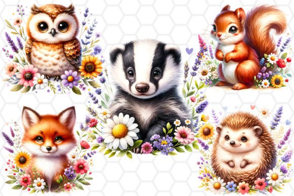 Cute Animal Cliparts for Modern Sublimation Projects