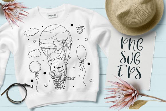 Cute Bear Happy Baby Animal SVG, EPS PNG: Adorable Design Assets