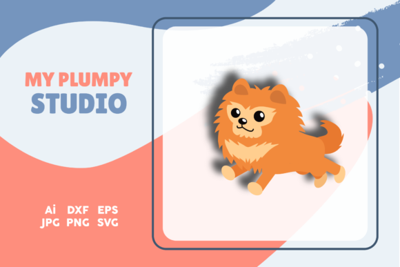 Explore the Charm of Dog Animal Flat Art Shadow