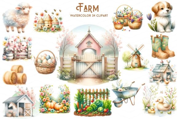Farm and Animal Watercolor Sublimation: A Creative Toolkit for Every Project