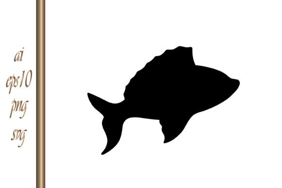 Sea Fish Engraving Animal Doodle Vector for Creative Projects
