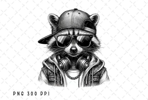 Unleash Playful Charm with the Raccoon Funny Animal Lovers PNG