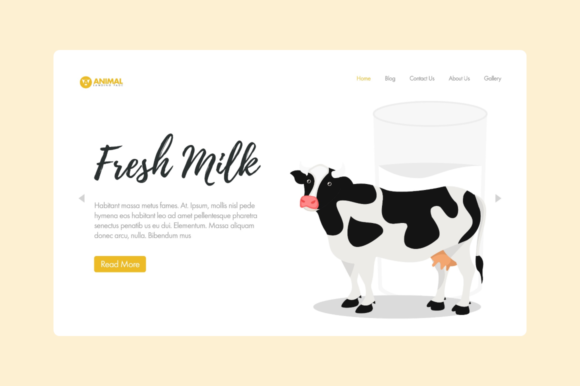 Warmth and Authenticity: Using Cow Milk Illustrations in Modern Design