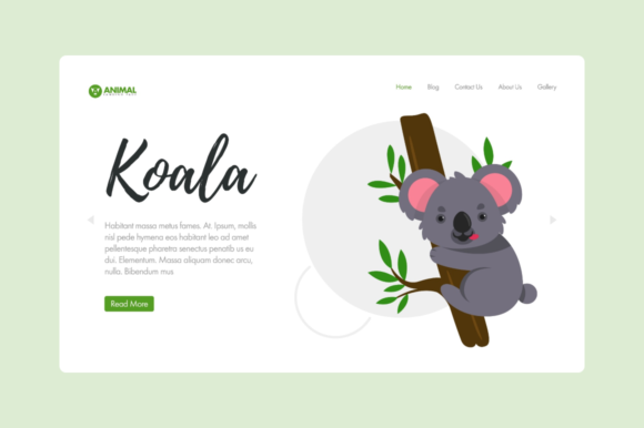 Website Illustration-Animal-Koala: Your Go-To Asset for Instant Character