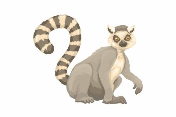 Why the Ring Tailed Lemur Animal Species Cartoon Font is a Design Game-Changer